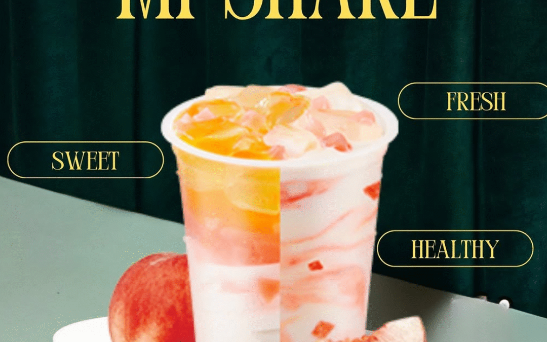 Nikmat Manis & Fresh! Peach Mi-Shake Mixue Hadir di Tomohon